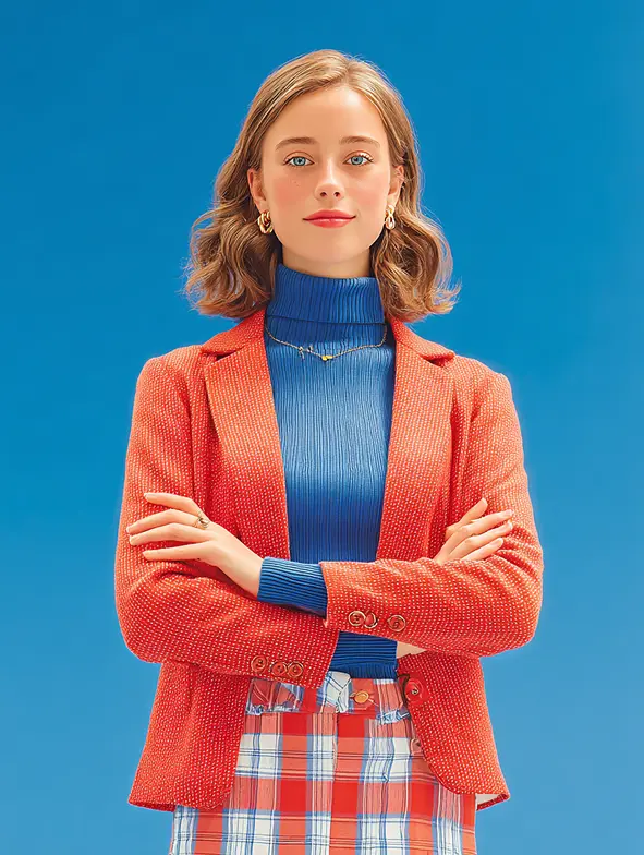 Professional woman in business attire